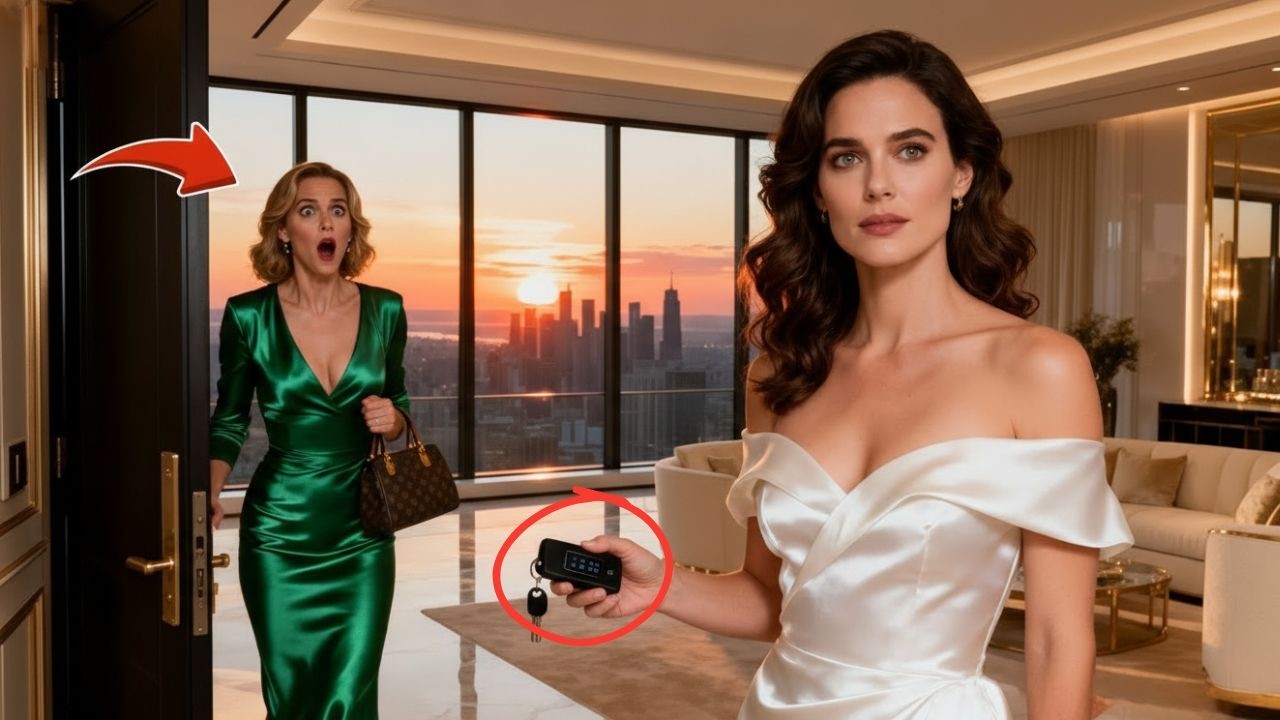 La amante entra al ático y queda en shock al ver a la esposa con la llave maestra