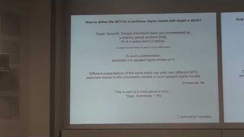 Eric Sharpe - Sigma models on gerbes