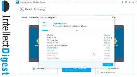 Wondershare MobileTrans Review- One Click Phone to Phone Transfer
