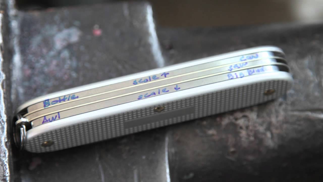 LeftHanded Victorinox Farmer with Scissors YouTube