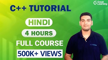 C++ Tutorial in Hindi Full Course | C++ Tutorial for Beginners in 2022 | Learn C++ | Great Learning