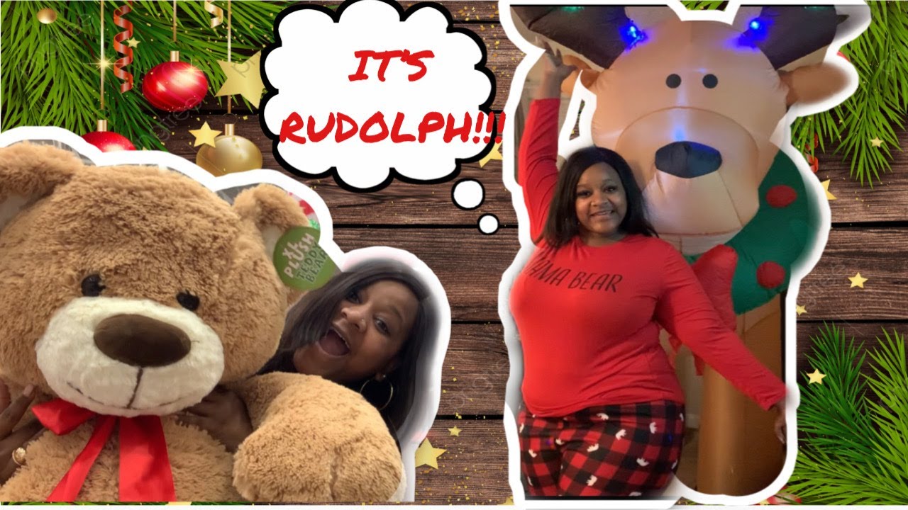 HUGE RUDOLPH INFLATABLE IN MY TINY HOME | VLOGMAS! - YouTube