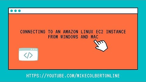 Connecting to Amazon AWS Linux EC2 instance from Mac or Windows using SSH key pair