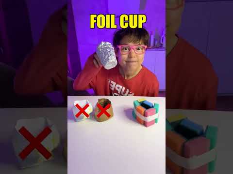 🥤🔍 Let’s Test Cups! Which One Wins? #kids #fun