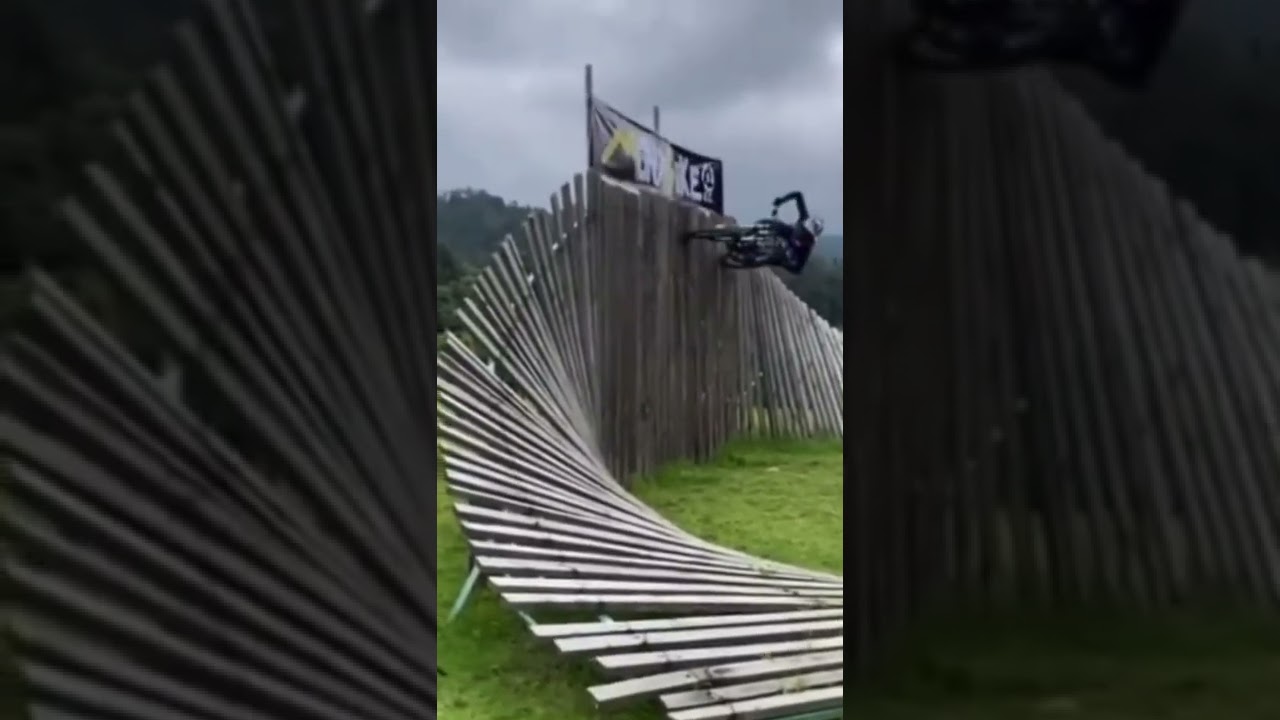 WORLDS STEEPEST WALL-RIDE On a BIKE! 🤯😳