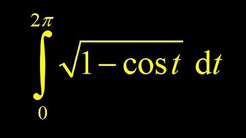 Definite integral sqrt(1-cos(t)) on 0 to 2pi.  Two ways to integrate sqrt(1-cos(t)) and sign issue!