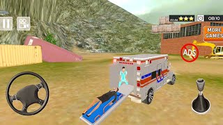 Game MOBIL AMBULANS Bawa Pasien & Helikopter Penyelamat Darurat -Permainan Mobil & Helikopter screenshot 4