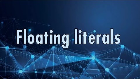 Floating literals।।Java।। coding।।
