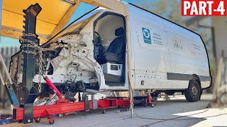 Part4 2019 Mercedes Sprinter Cargo Van Rebuild  Portable Frame Machine