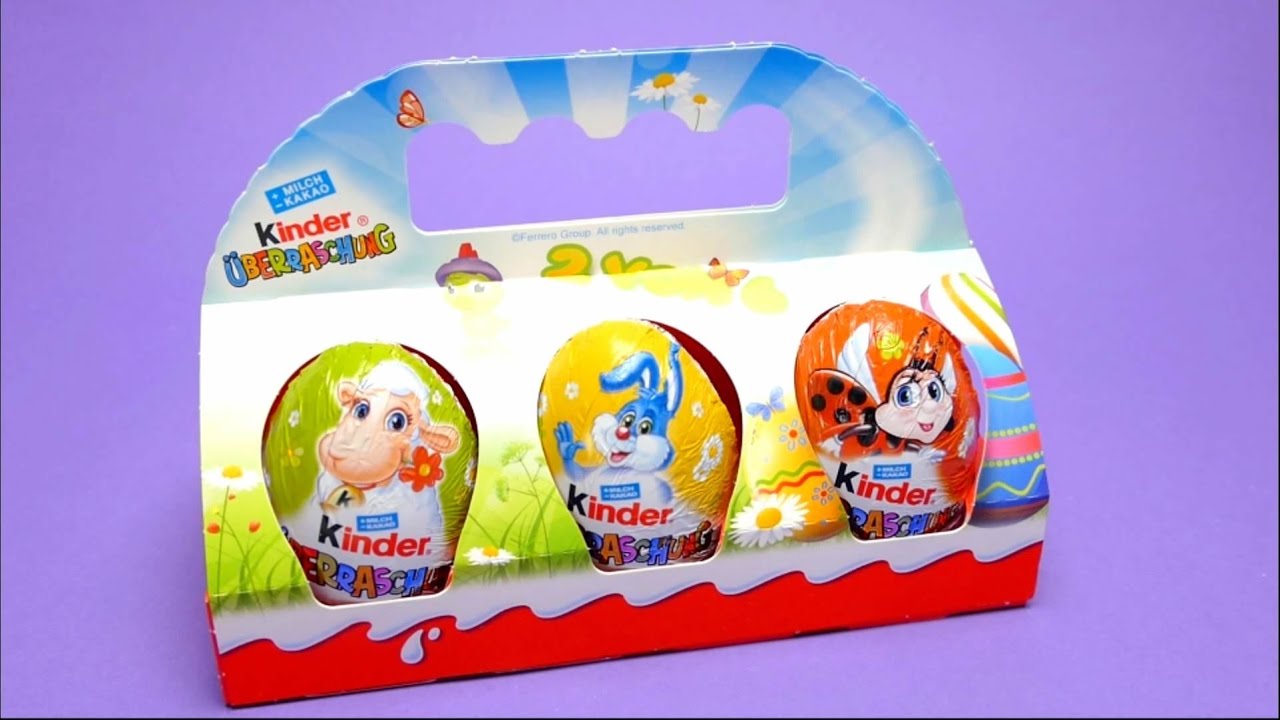 Kinder Easter Special Surprise Eggs 2017 - YouTube