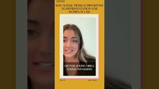 Why #socialmedia is Important to Representation for #Womeninlaw