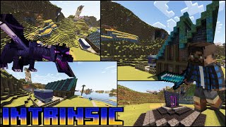 I Killed a Dragon and Became a Construction Worker in Minecraft - Intrinsic SMP Ep. 2