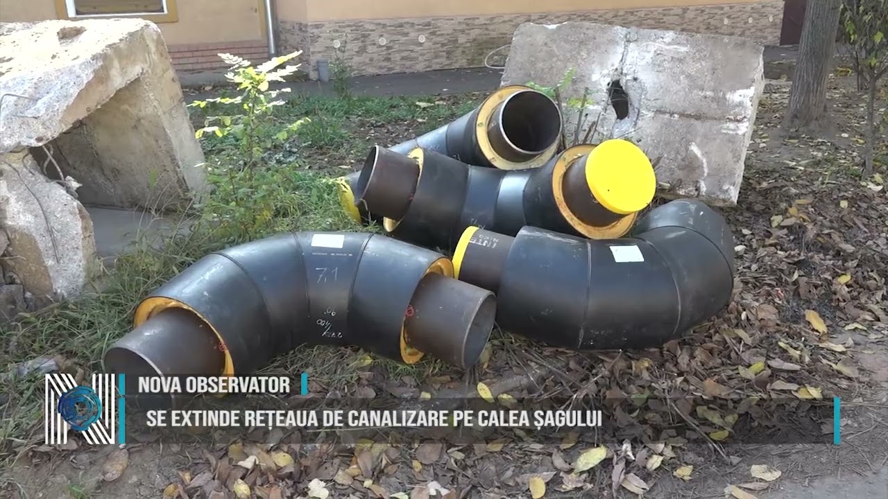 Se extinde rețeaua de canalizare pe Calea Șagului