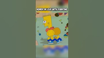 Homer in love with painting