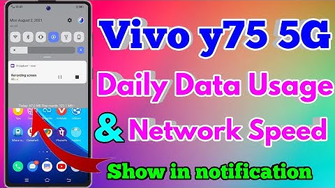Vivo y75 5g Daily Data Usage Kaise Dekhe | Vivo y75 5g Daily Data Use