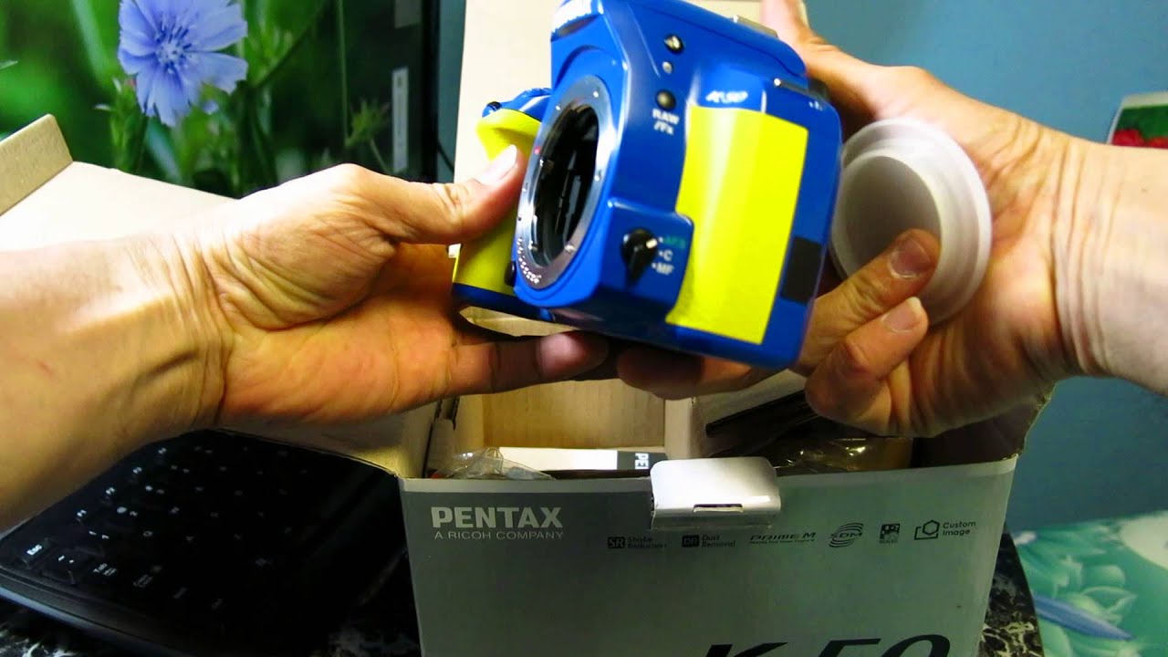 PENTAX K50 Custom Color Unboxing YouTube