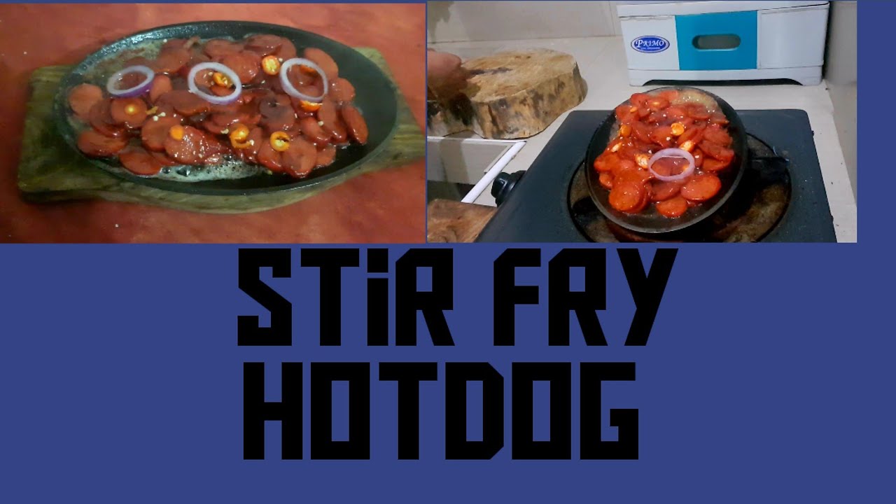 Sizzling Hotdog With Banana Ketchup And Oyster Sauce Kusina Ni Utoy