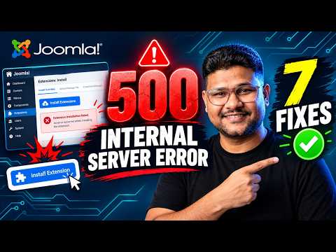 Joomla 500 Internal Server Error? Fix in 7 Steps Only