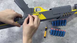 AGM MASTECH Catapult Toy Rifle Lever Action Shotgun Toy Soft Bullet Foam Dart Blaster AB-073/093 screenshot 2