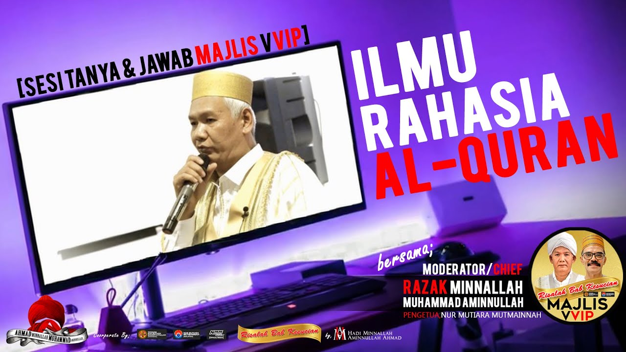 Ilmu Rahasia Al-Quran [Sesi Tanya & Jawab Majlis VVIP] Risalah Bab Kesucian