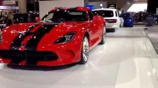 Demonic Red Dodge Viper GT at the 2015 Vancouver International Auto Show