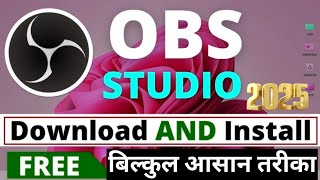 How To Download And Install OBS Studio 30.2 On Windows 11/10 |OBS studio download kaise kare 2025 |