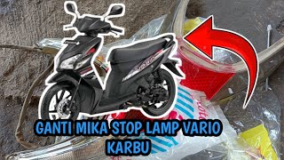 Download lagu CARA GANTI MIKA STOP LAMP VARIO KARBU