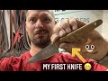 Best steel for beginner knife making? Plus showing my first knife 😬