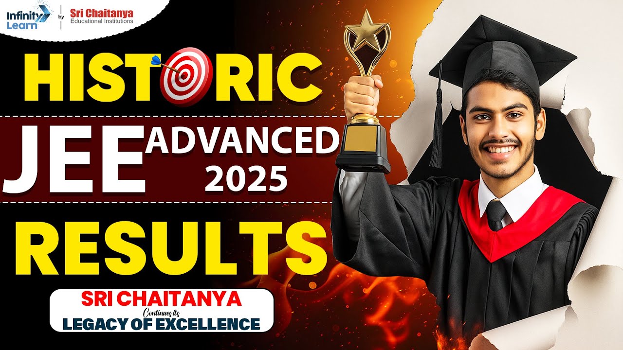Historic JEE Advanced 2025 Results || Sri Chaitanya Continues Its ...