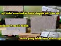 Uji Coba  Bata Ringan AAC Dan ULC Dengan Api Mana Yang Lebih Tahan