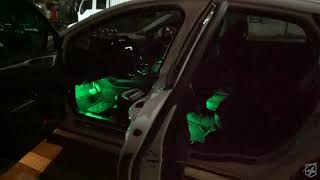 4PC Celestial Series Interior RGB LED Car Light Set with Remote Control - Powered by USB