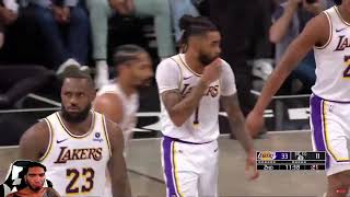 REACTING TO Los Angeles Lakers vs Brooklyn Nets Full Game Highlights