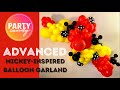 ADVANCED Mickey-Inspired Balloon Garland **CREATE WITH ME**