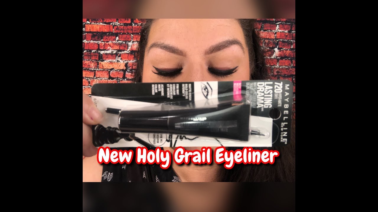 BEST MATTE GEL EYELINER! Maybelline Lasting Drama Review YouTube