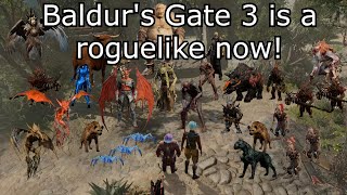 We played Baldur's Gate 3 roguelike mode (Mod). Here's how it went, and how you can play too!