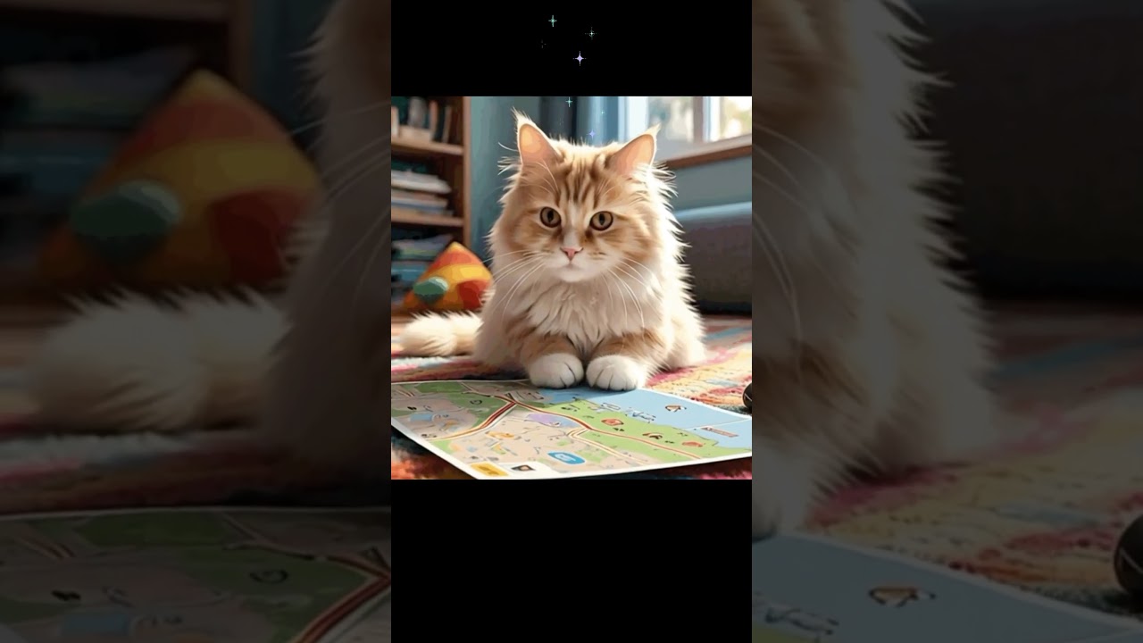 Cats Reading a map 