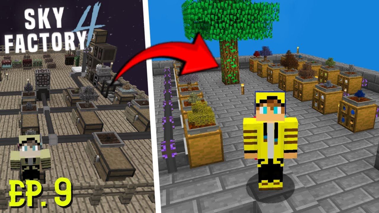 MELHORANDO PROCESSOS na nossa base! - Minecraft SkyFactory 4 - Ep 9 ...