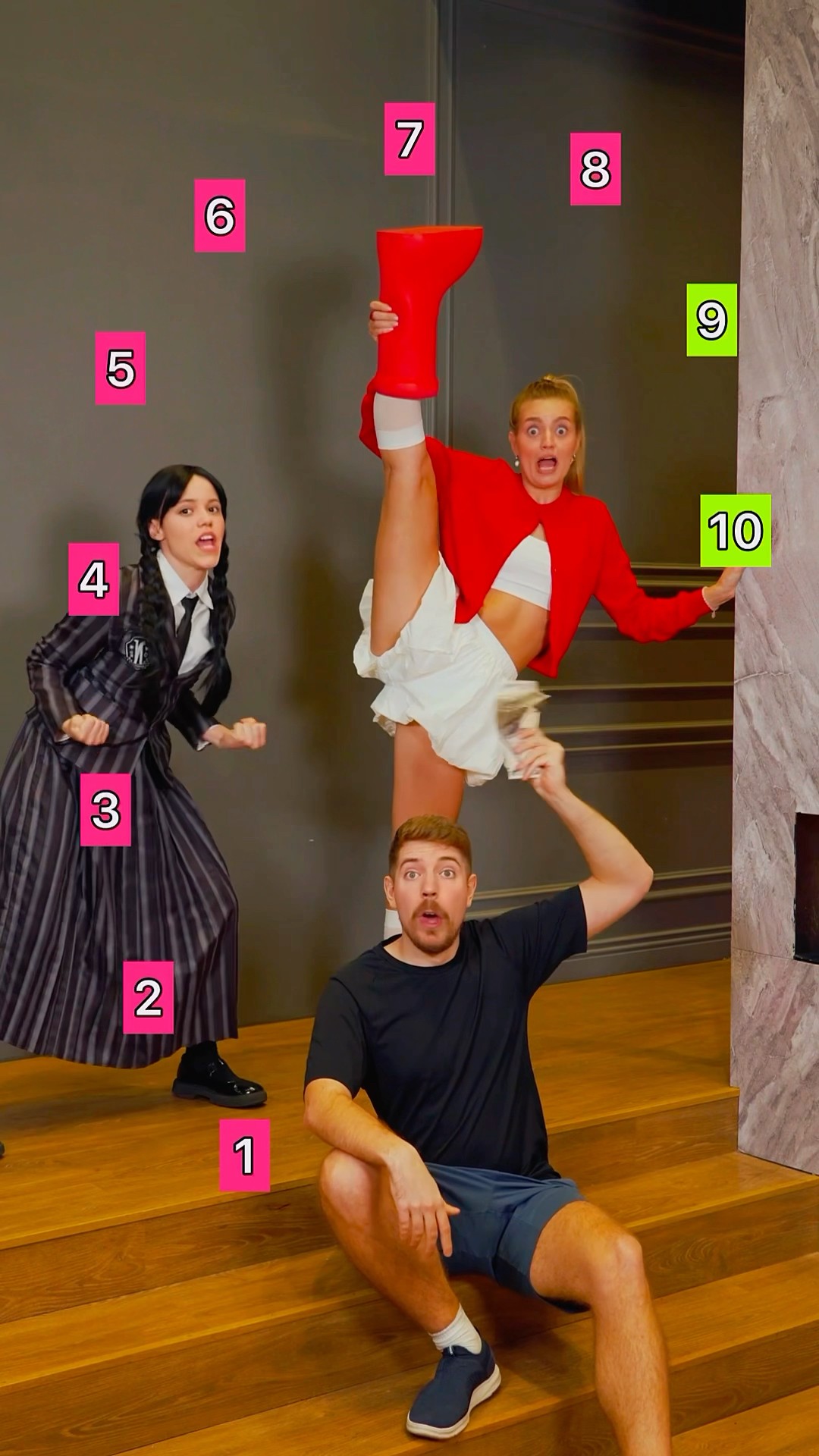It’s broken? Rate my flexibility 1-10?? @MrBeast ​⁠@fake_ortega #belitskay