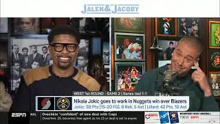 Jalen & Jacoby Jalen Rose ANGRY on Heats Jimmy Butler Bucks will sweep the Miami Heat this series