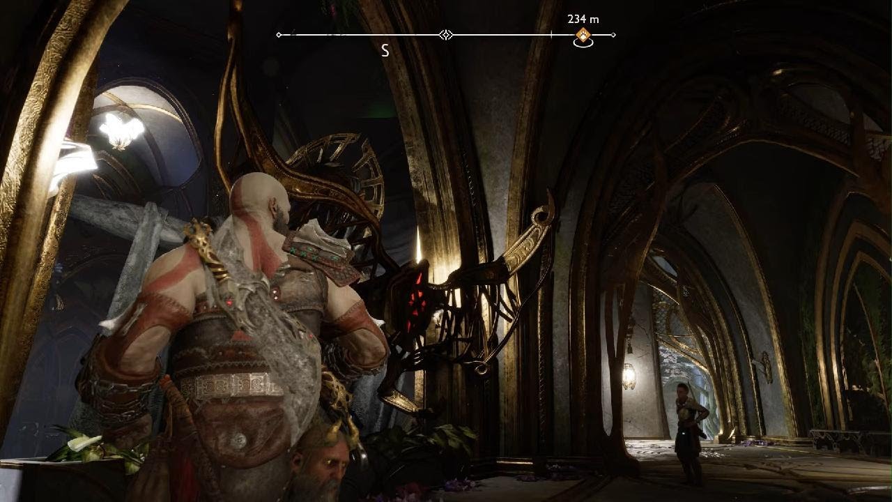 God of War Ragnarök temple of light statue puzzle YouTube