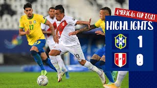 Brasil vs Perú 1 - 0 | Semifinal | Copa América 2021