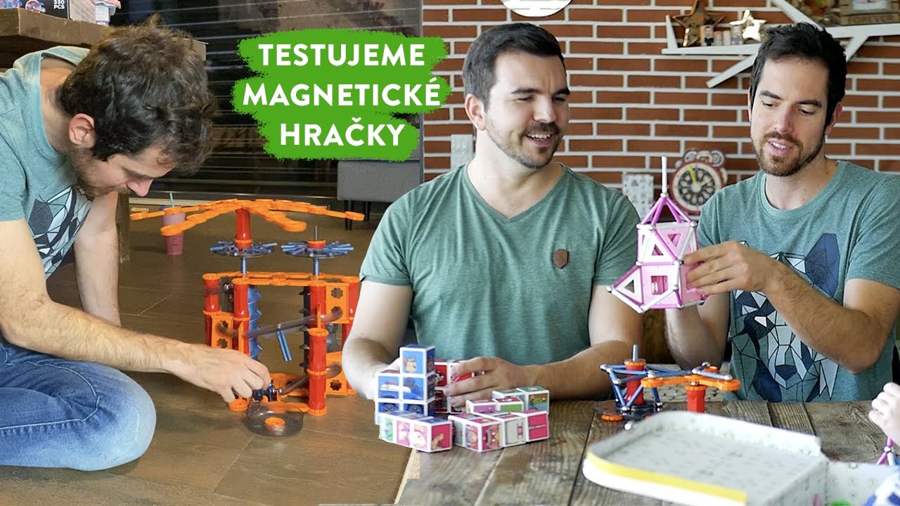 Dva tátové: Objevujeme magnetickou stavebnici, stavíme perpetuum mobile