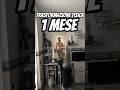 cambiamento fisico 1 mese #viral #shorts #motivation #fitness #gym