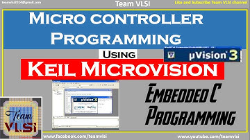 Keil Microvision  | 8051 Micro controller Programming | Embedded C Programming