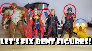 Fixing bent and warped Marvel Legends or other action figures
