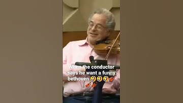 Perlman Plays Mendelssohn Like Mozart😂🎻#funny #shorts #classicalmusic #composer #perlman