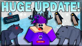 NEW! ARCTIC BIOME NEW ANIMALS+MORE ROBLOX THE SURVIVAL GAME! screenshot 3