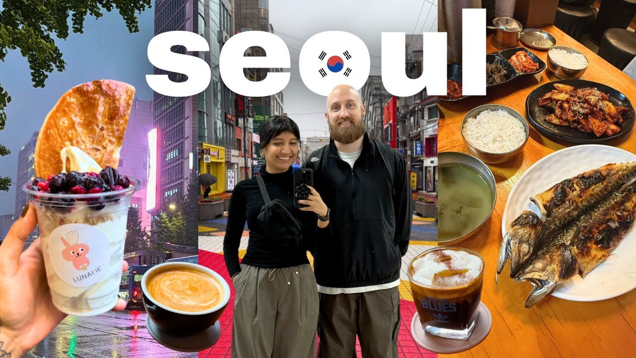 One day in Hongdae! 🇰🇷 Seoul, South Korea travel vlog (best shopping, cafes, and food spots)