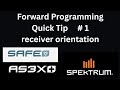 IMPORTANT ! Spektrum Forward Programming Quick Tip # 1 receiver orientation