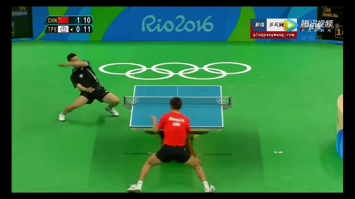 Rio 2016 Men's Singles Round 3 Zhang Jike Vs Chen ...